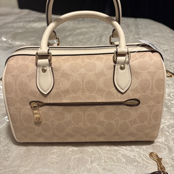 Coach Rowan Tan/Chalk NWT Never worn - Picture 2 of 7